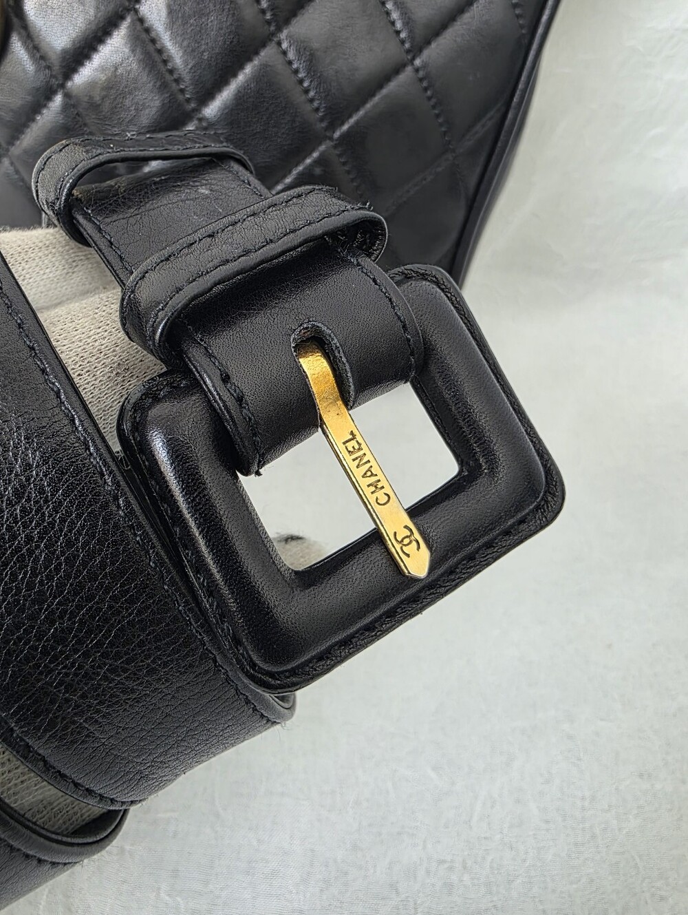 Auth Chanel Quilted Lambskin Leather Waist/Belt Bag - Picture 8 of 11